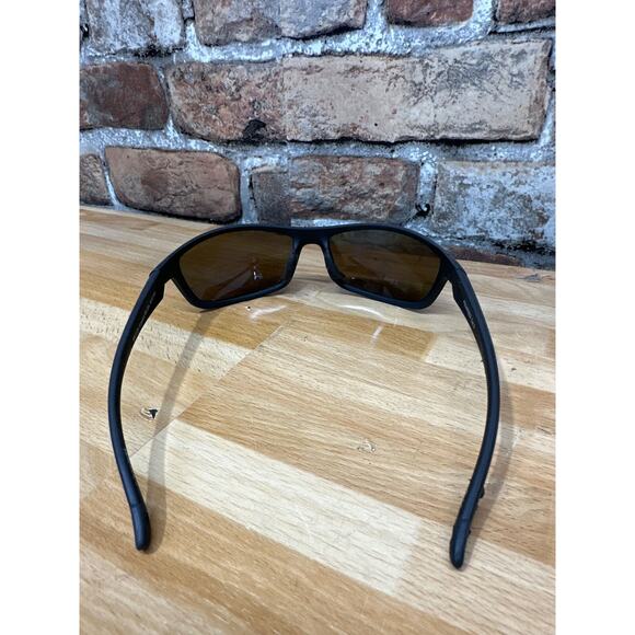 Sunglasses SR1123 Polarized Cat 3 Black Frames Blue Mirror Lenses - Picture 2 of 4